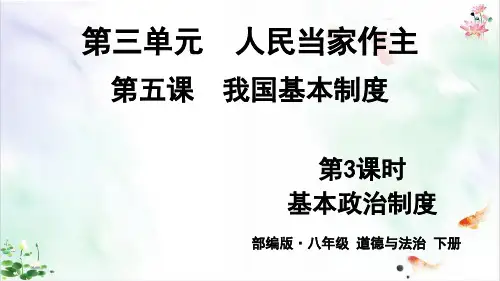《人民当家作主》精美教学课件