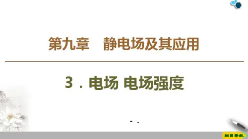 《电场 电场强度》PPT课件