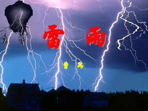 《雷雨》PPT课件(完整版)