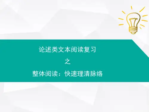 论述类复习如何快速理清文本脉络课件(共48张PPT)