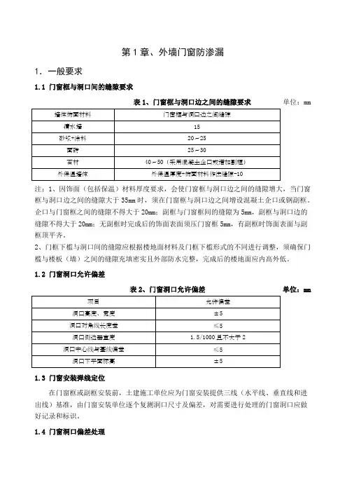 窗洞口做法