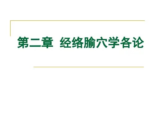 奇经八脉周康梅 ppt课件