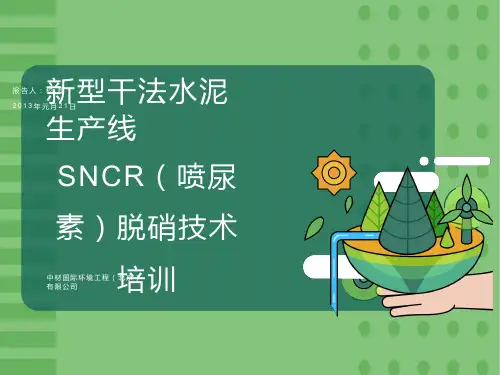 水泥企业脱硝SNCR讲义