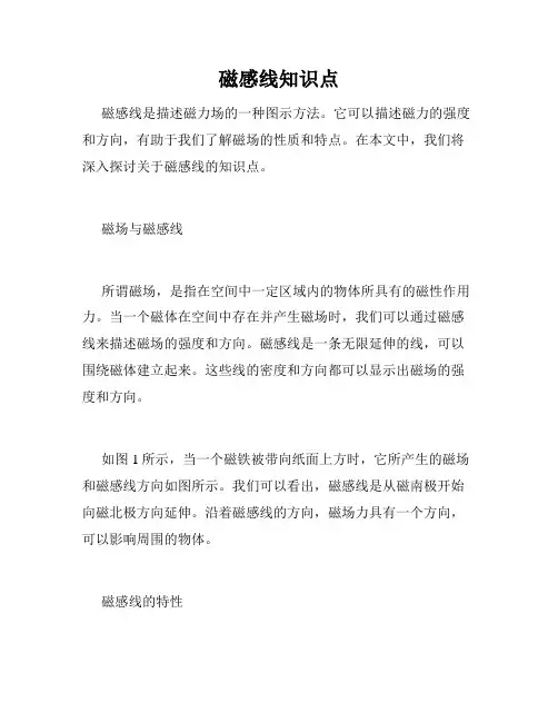 磁感线知识点