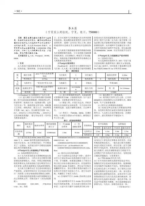 基于 Pixelgrid 的无人机数据处理