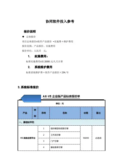 用友致远方案报价