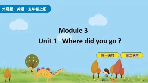 外研版(三起)五年级英语上册 Module 3 课件【精品】