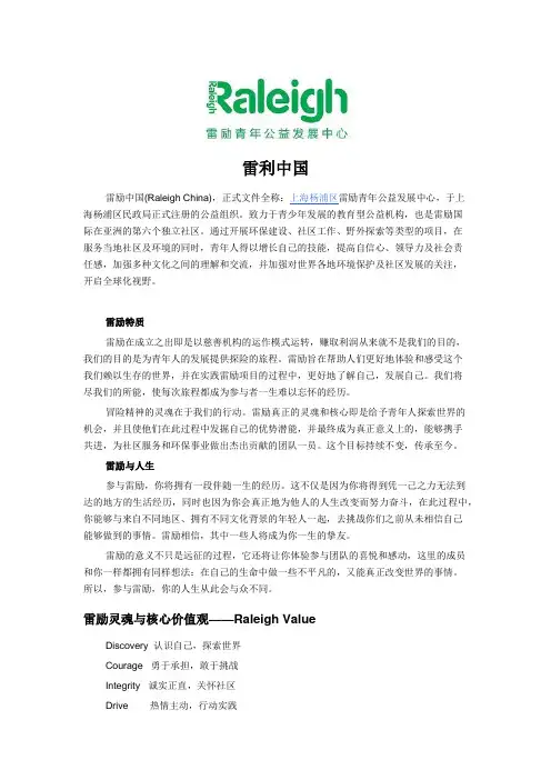 雷励中国简介