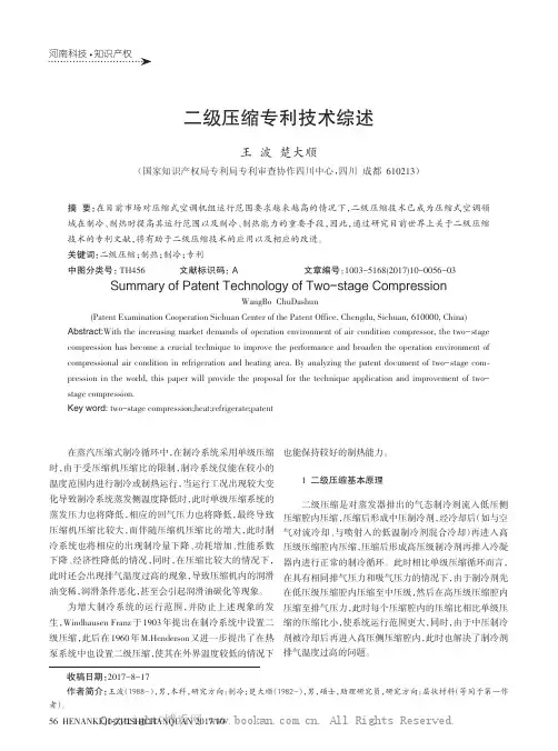 二级压缩专利技术综述王波楚大顺