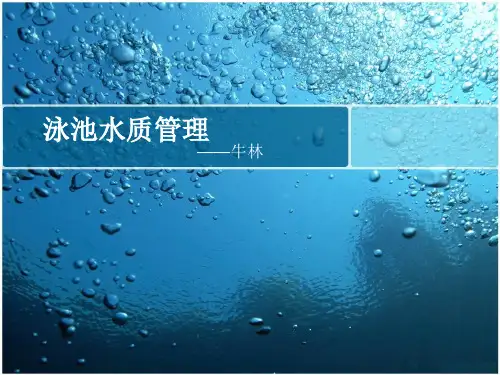 泳池水质处理流程_牛林(PPT43页)