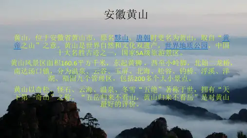 中国十大风景区