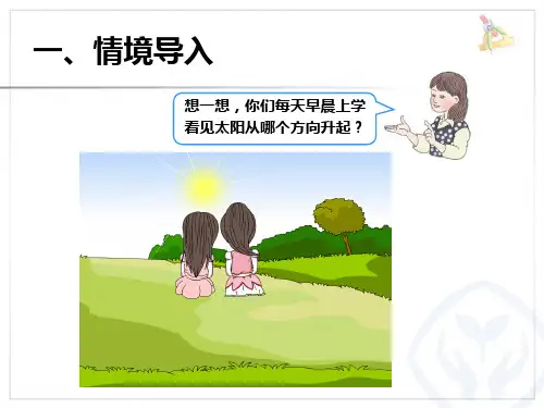 认识东南西北四个方向