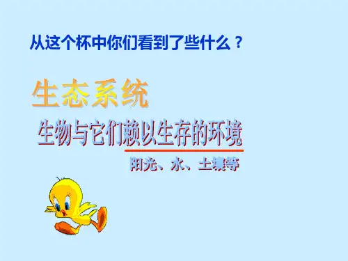 沪教版科学七年级第二学期第14章人与自然课件