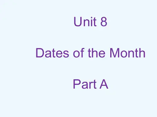 桥东区实验小学五年级英语下册Unit8DatesoftheMonthsPartA课件2闽教版三起9