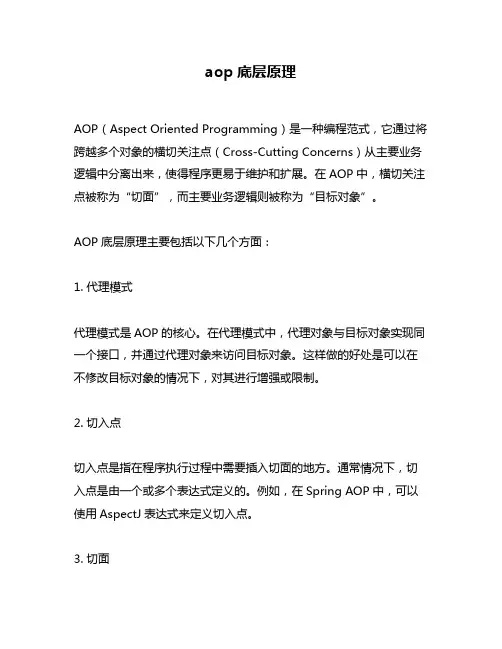 aop底层原理