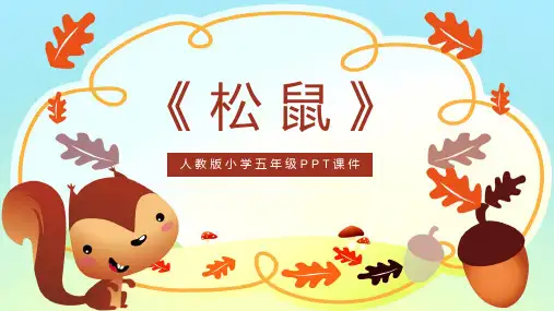 《松鼠》PPT优质免费教学课件