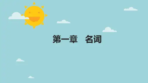 2024年高职单招中职英语《名词》精讲课件