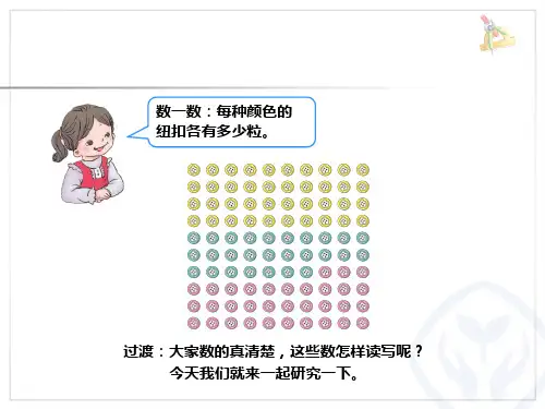 一年级数学下册 100以内数的认识 读数与写数
