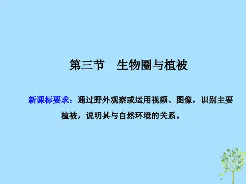 2021_2020学年新教材高中地理第2单元从地球圈层看地表环境2.3生物圈与植被课件鲁教版必修第一
