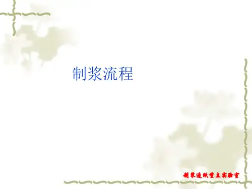 制浆流程