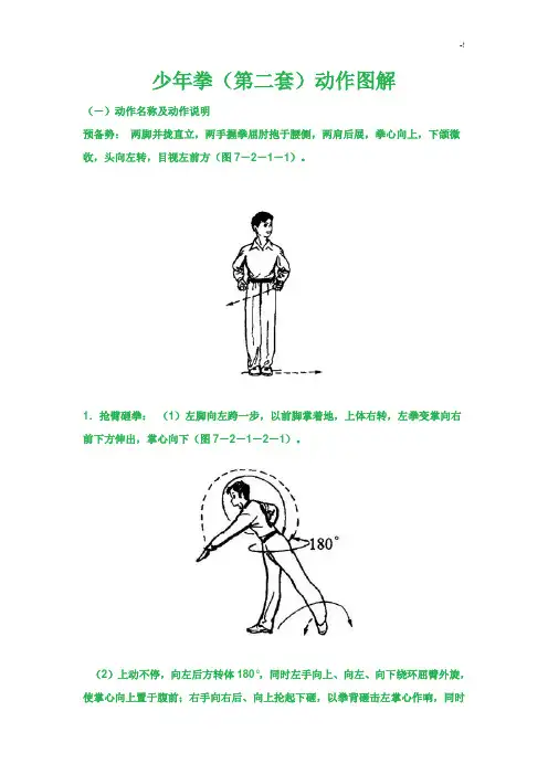 少年拳(第二套)动作图案详解