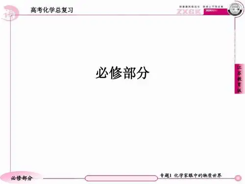 高三化学(苏教版)总复习   1-1-1-1物质的分类及转化 分散系   73张