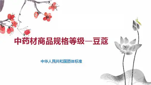 中药材商品规格等级—豆蔻