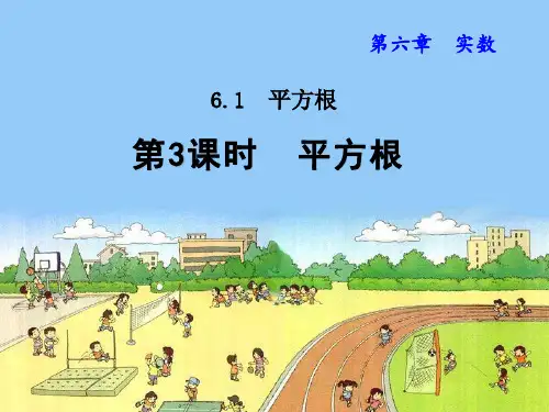 人教版七年级下册数学第6章《平方根》教学优质课件