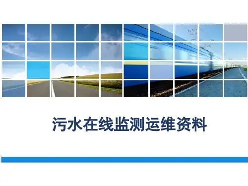 污水在线监测运维资料 PPT