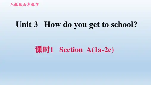 2021春人教版七年级英语下册 Unit 3 点拨训练课件(付,127)