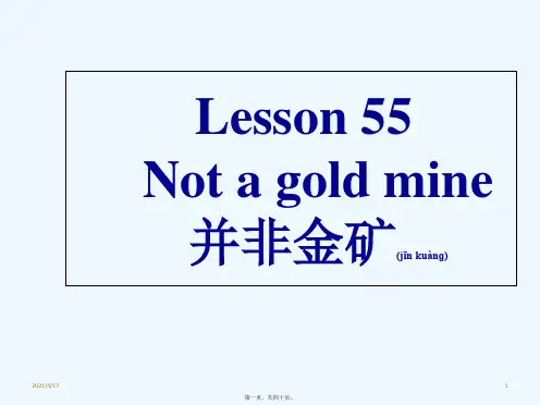新概念第二册Lesson 55 (共39张PPT)