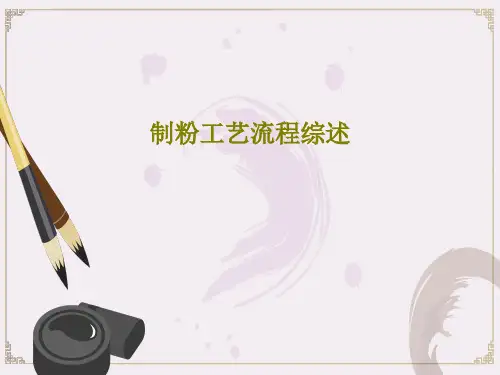 制粉工艺流程综述45页PPT
