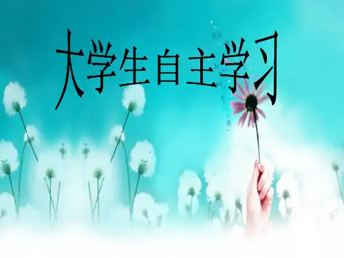 自主学习PPT