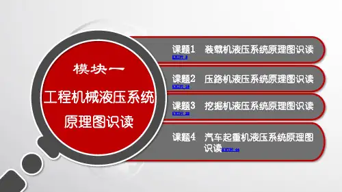 电子课件-《工程机械液电控制系统安装与调试》-A07-3049 模块一 工程机械液压系统原理图识读