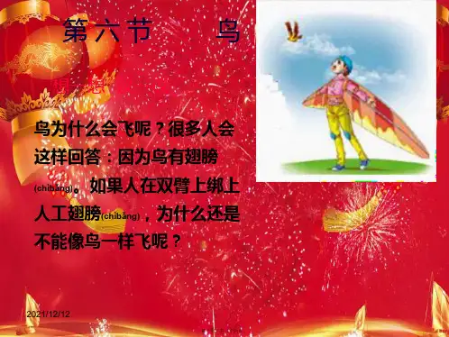 八年级生物上册 5.1.6《鸟》课件1