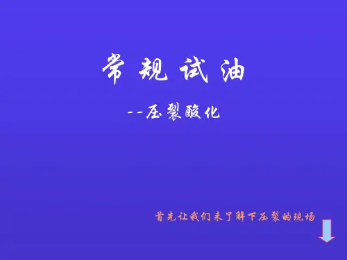 压裂酸化技术