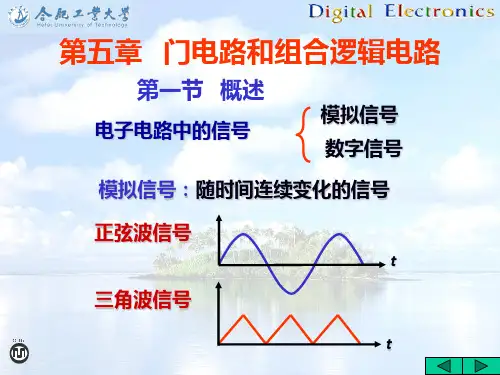 第5章门电路和组合逻辑电路PPT课件