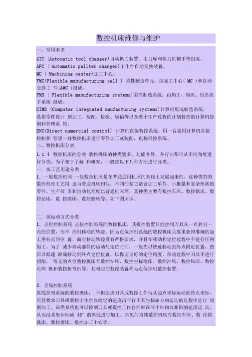 数控机床维修与维护