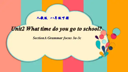 人教英语七年级下册Unit2Grammar focus(3a-3c)(共25张PPT)