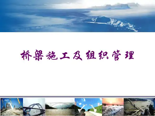 第一章  桥梁施工及组织管理  ppt课件