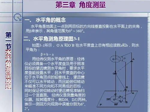 第一节水平角测量原理PPT课件