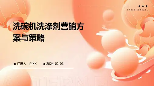 洗碗机洗涤剂营销方案与策略