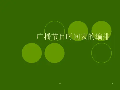 广播节目编排策略(节目时间表的编排)演讲稿.ppt