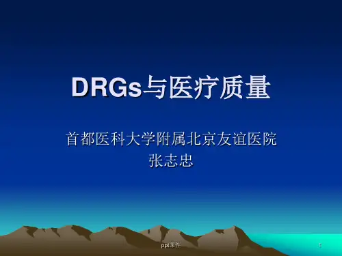 DRGs与医疗质量  ppt课件