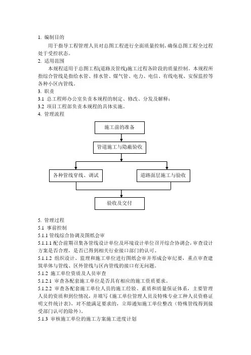 QD-15-21总图工程施工管理规程