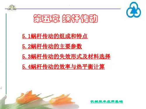 蜗轮蜗杆传动