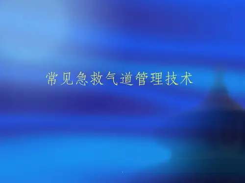 急救气道管理技术