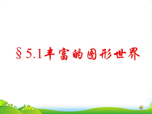 苏科版七年级数学上册51《丰富的图形 》课件