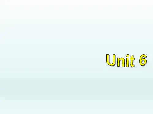 (牛津译林版)八年级下册英语课件：Unit 6Welcome to the unit