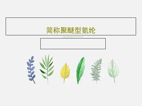 简称聚醚型氨纶37页PPT